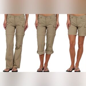 The North Face Size 4 Long Paramount 3-in-1 Convertible Pants - Dune Beige
